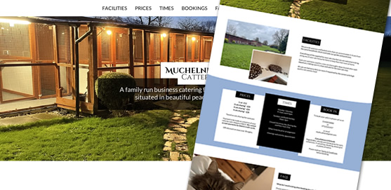 Muchelney Cattery Website
